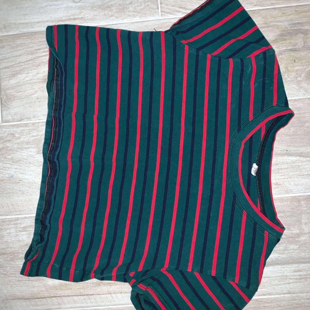 Striped Crop Top